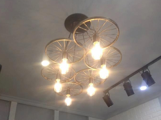 Lắp đặt Đèn thả trang trí, Đèn r
