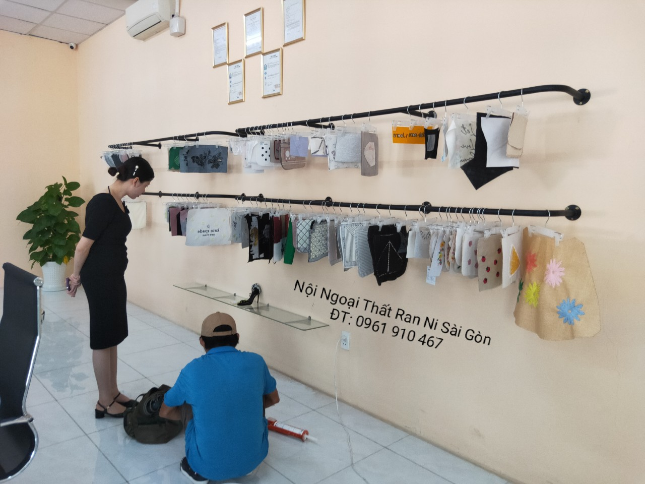 Giá Thanh treo quần áo chữ U có 