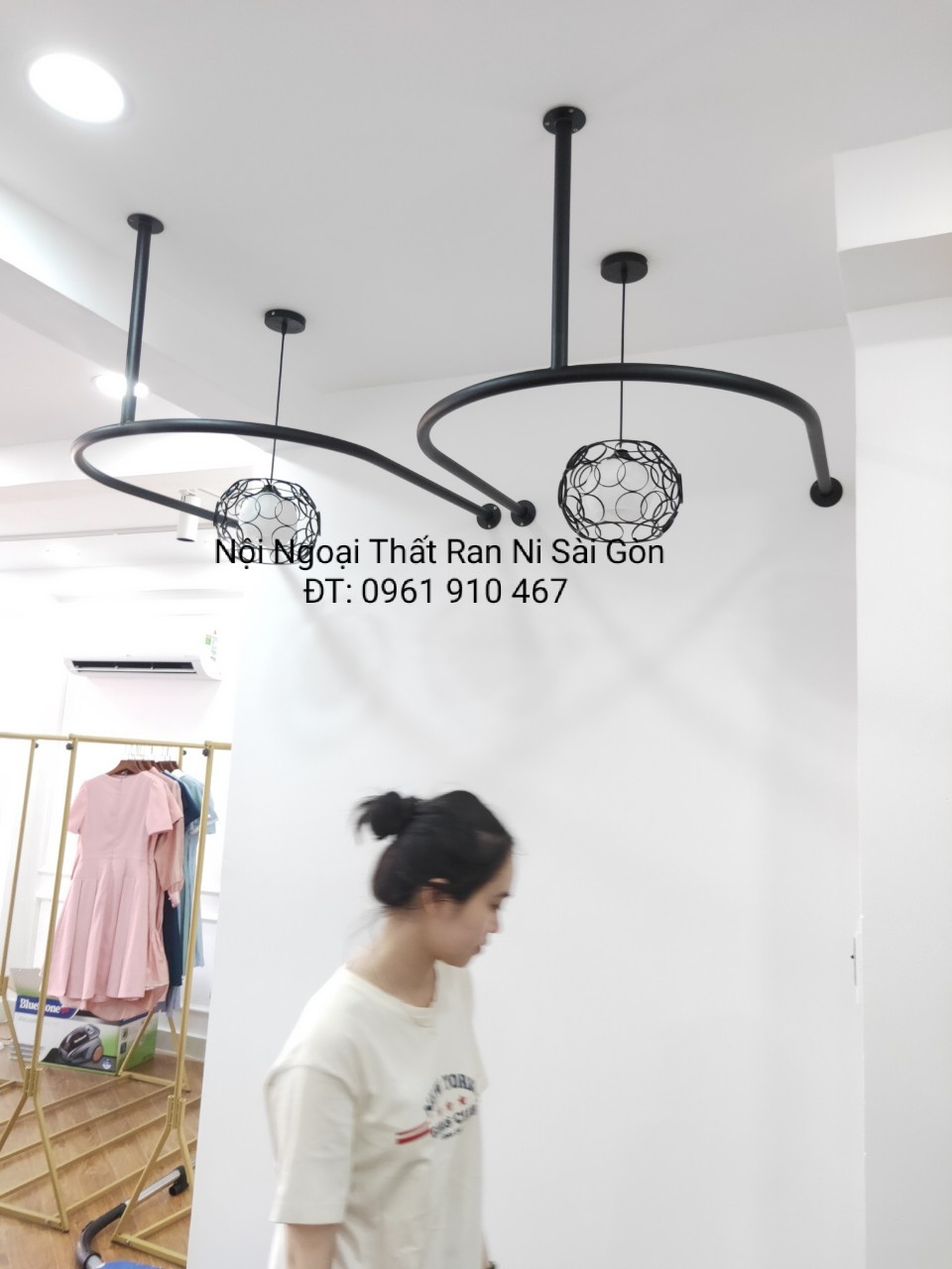 Giá Thanh treo quần áo chữ U có sẵn nhận làm theo yêu cầu Sài Gòn TP HCM